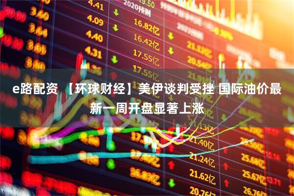e路配资 【环球财经】美伊谈判受挫 国际油价最新一周开盘显著上涨