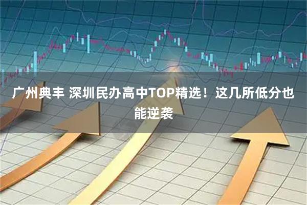 广州典丰 深圳民办高中TOP精选！这几所低分也能逆袭