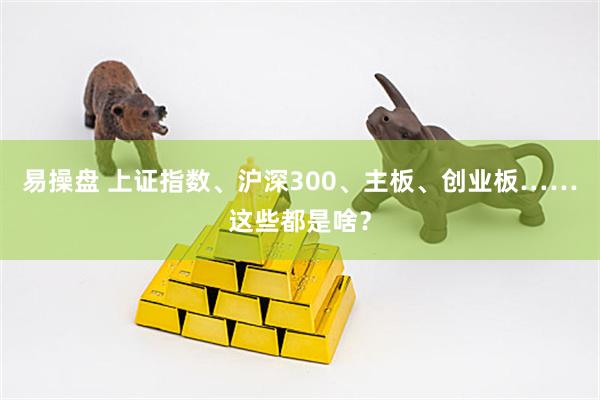 易操盘 上证指数、沪深300、主板、创业板……这些都是啥？